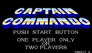 Captain Commando Title