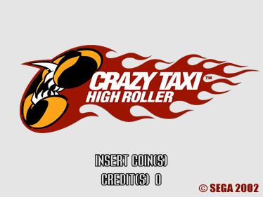 Crazy Taxi: High Roller - Title Screen