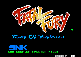 Fatal Fury - Title Screen