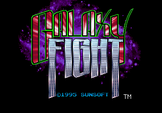 Galaxy Fight - Title Screen