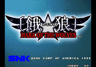 Garou: Mark of the Wolves - title