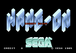 Hang-On - Title Screen