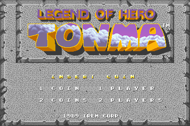 The Legend of Hero Tonma Title