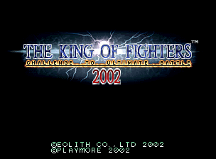 The King of Fighters 2002 Title
