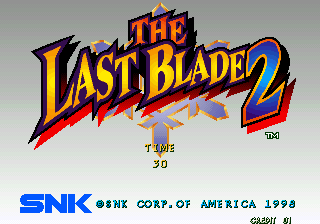 The Last Blade 2 - Title