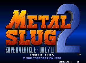 Metal Slug 2 Title