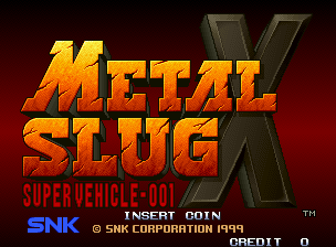 Metal Slug X Title