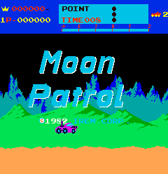 Moon Patrol - Title