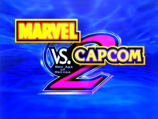 Marvel vs Capcom 2 - Title Screen