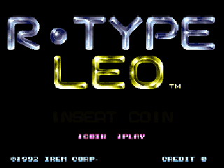 R-Type Leo Title
