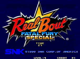 Real Bout Fatal Fury Special Title