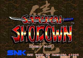 Samurai Shodown - Title Screen