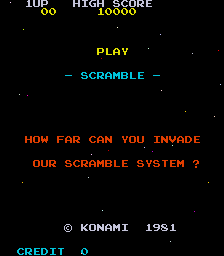 Scramble - Title Screen