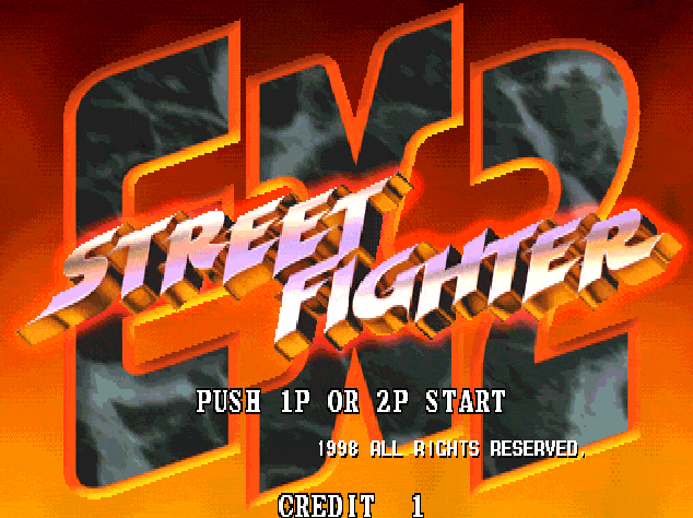 Street Fighter EX2 - Title