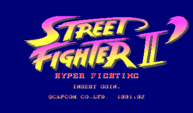 Street Fighter II Turbo: Hyper Fighting Title