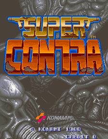 Super Contra - Title Screen