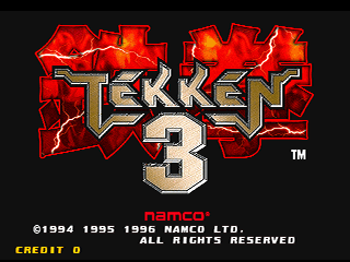Tekken 3 - Title Screen