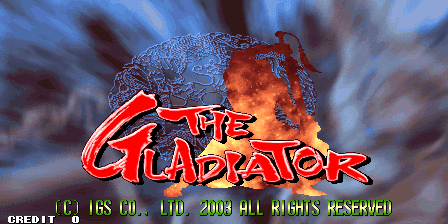 The Gladiator - Title Screen