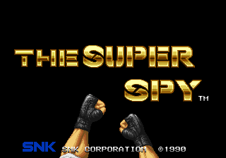 The Super Spy - Title Screen