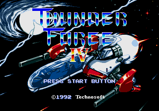 Thunder Force IV Title