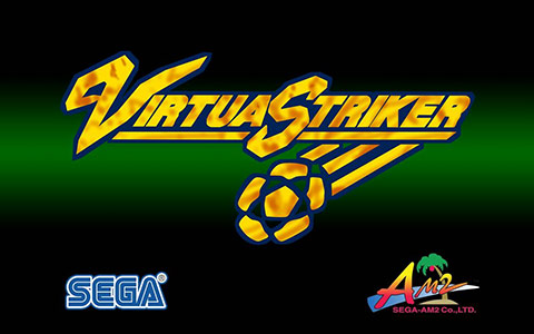 Virtua Striker - Title Screen